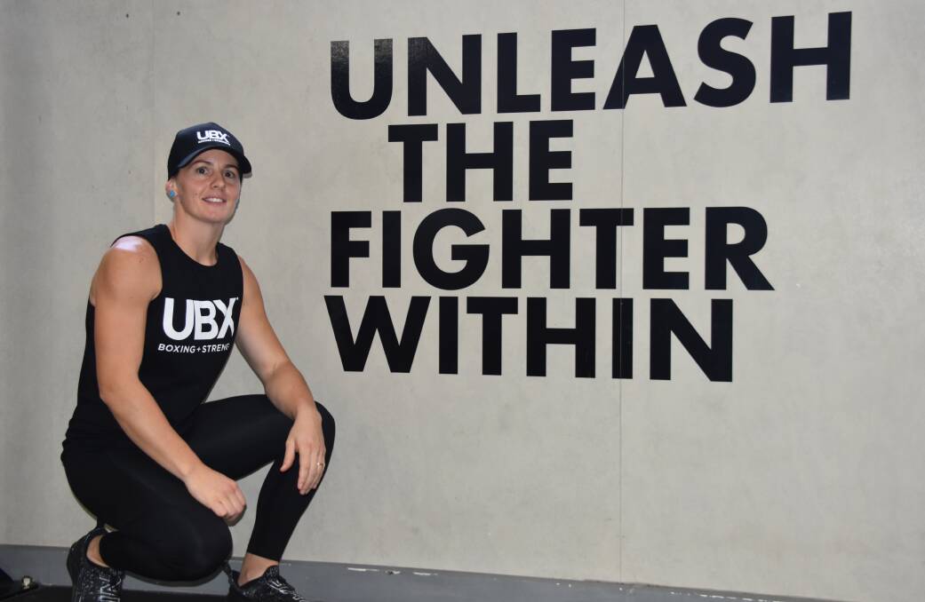 GIRL POWER: Bianca Latorre said more women were picking up boxing. Picture: Emily Lowe.