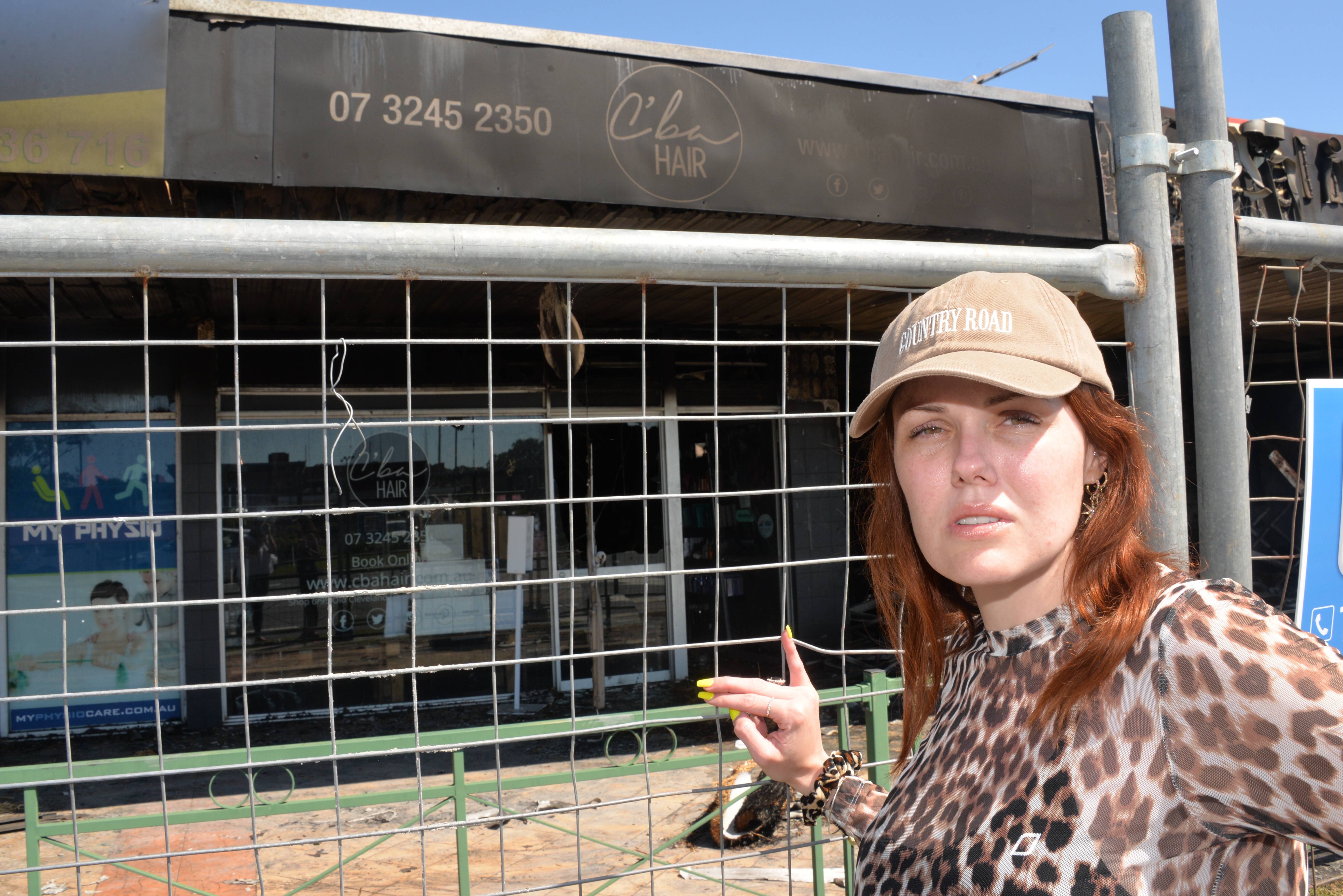 Devastated C'ba Hair salon owner Emma Hayes plans to rebuild her business  after tragic Capalaba fire | Redland City Bulletin | Cleveland, QLD