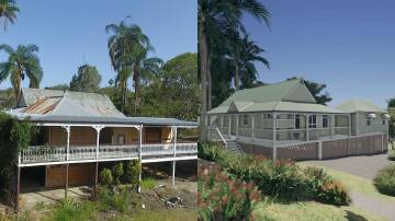 RESORED: A picture of the Willards Farm homestead with an artist's impression of restoration works funded in the Council's 2022-23 budget.
