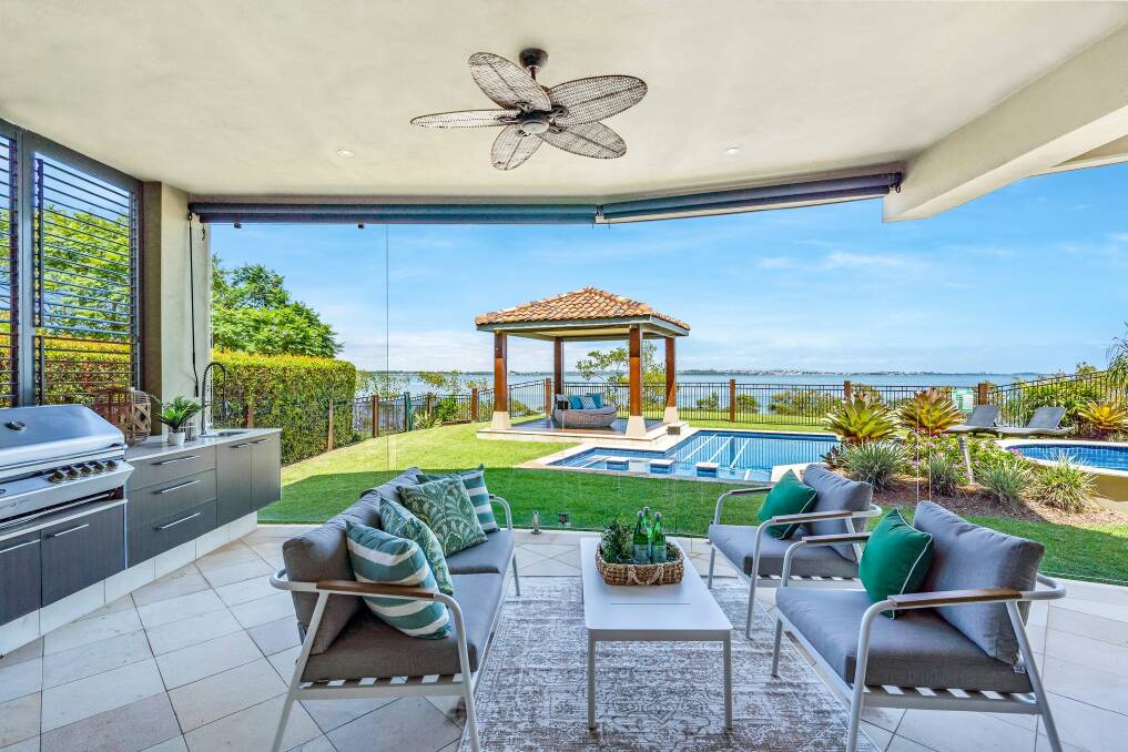 BAY VIEWS: A bayside buyer won the auction but demand came from people in Sydney and many parts of Brisbane as well.