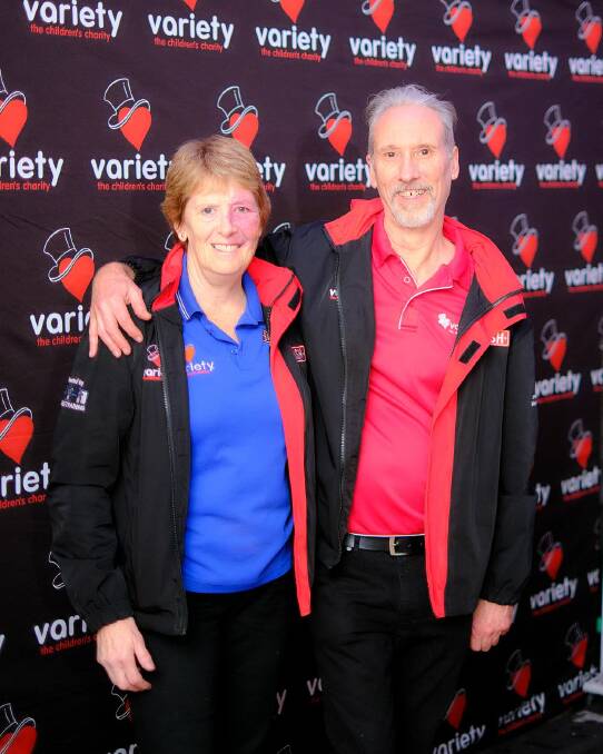 FUNDRAISERS: Sue and Steve Whittam founded Team Aussie Rock in 2009 and have raised more than $435,000 for Variety since.
