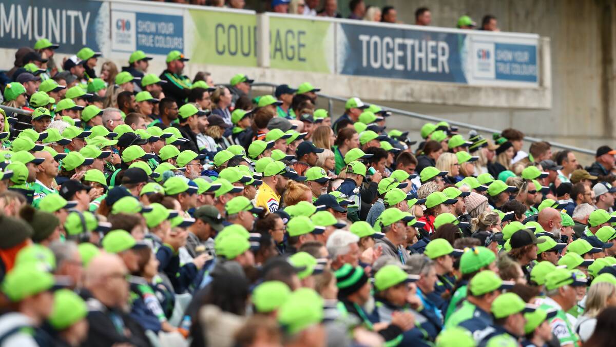 The NRL will ban unvaccinated spectators. Picture: Keegan Carroll