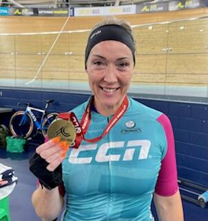 WINNER: Ms Hanbury began her cycling journey in COVID lockdown two years ago. Photo: Supplied.