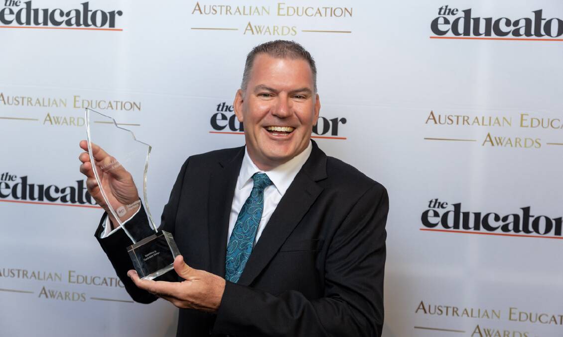 Faith Lutheran College Principal Shane Altmann said the award was a watershed moment for the school. Picture supplied.
