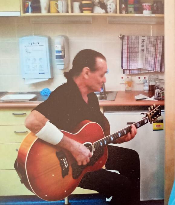 Mr Zsolczay said music therapy helped him spread joy to people who were hurting. Picture supplied.
