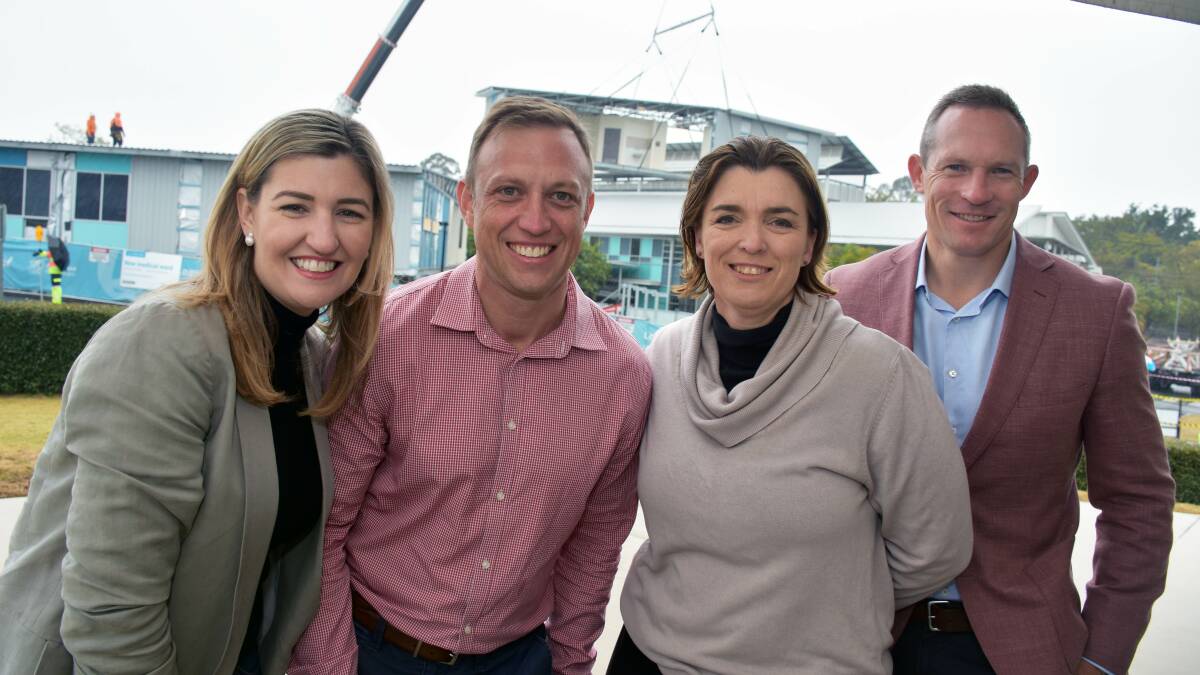 LOGAN HOSPITAL: Waterford MP Shannon Fentiman, Minister for Health and Ambulance Services Steven Miles, Macalister MP Melissa McMahon and Springwood MP Mick de Brenni.