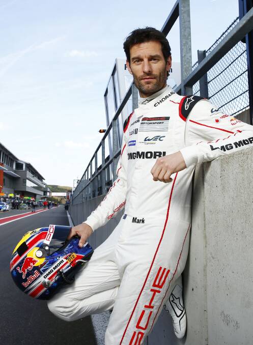Mark Webber at Le Mans.
