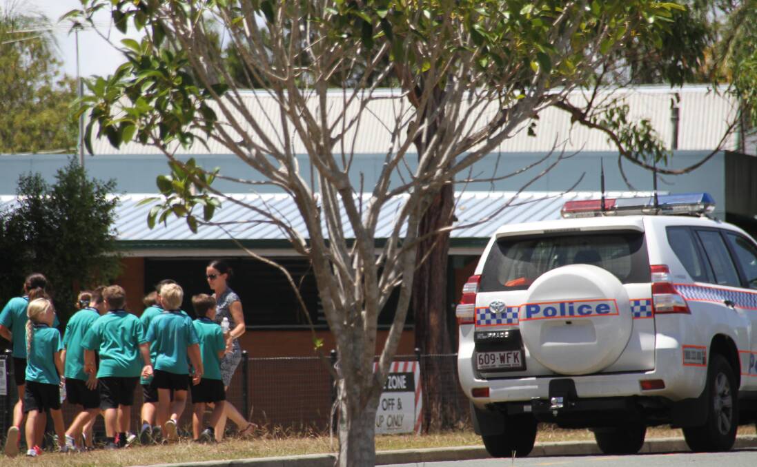 Thornlands State School was evacuated for three hours while police scoured the school after an automated bomb hoax was received on Thursday. PHOTO: Judith Kerr