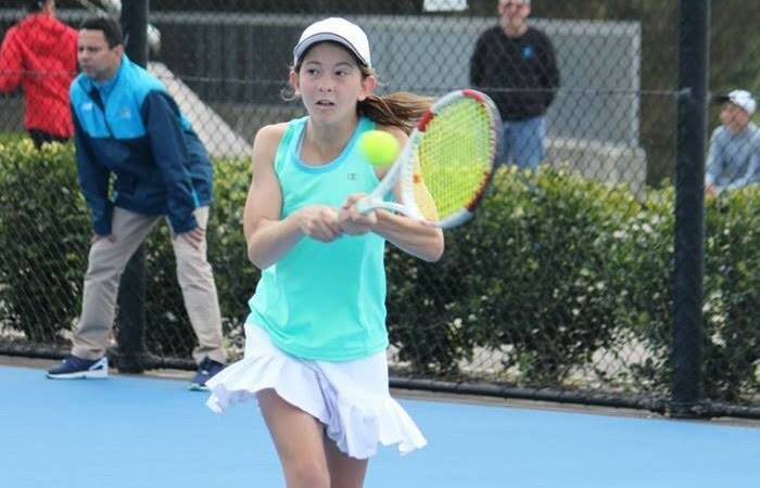 Redland Bay tennis ace Lara Walker, 12, has won the National Junior Tennis Championship.