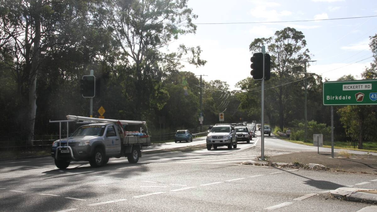 Looking towards Green Camp Road at the intersection of Rickertt Road where the federal government will spend $5million upgrading the road. PHOTO: JUDITH KERR