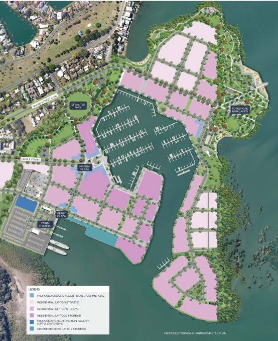 The Toondah Harbour master plan