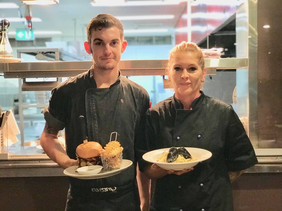 Chefs create magic in the kitchen: Victoria Point Sharks Sporting Club's Dan Lawson and new head chef Mel Craig are ready to greet guests and impress them with their fantastic cooking.   