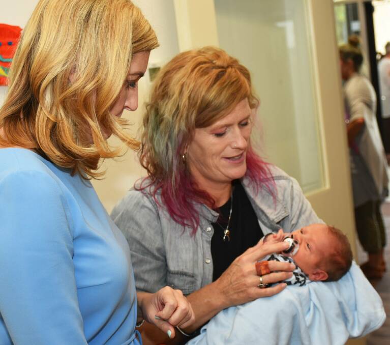 Support for Logan mums: The first baby to be born connected to the Waterford West Maternity Hub Jajumbora run through ATSiCHS (Aboriginal and Torres Strait Islander Child  and Family Centre).