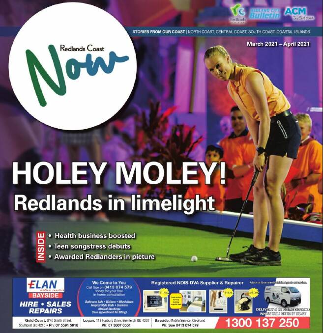 CLICK on the cover to read the latest edition of Redlands Coast Now.