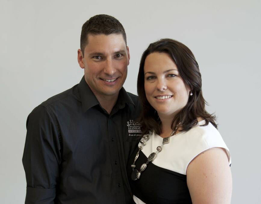 Rewarding: It brings Aaron and Victoria Meyers great joy to help a family who have been struggling looking after a loved one, to provide them with solutions or education. For more information, visit: www.homeinstead.com.au.