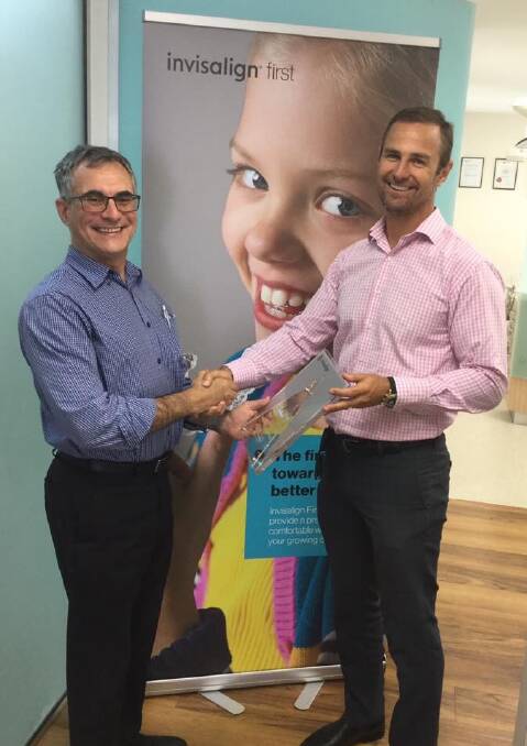 Recognition: Dr Michael Tselepis of Smile Style Orthodontics was awarded Diamond Invisalign Provider Status.