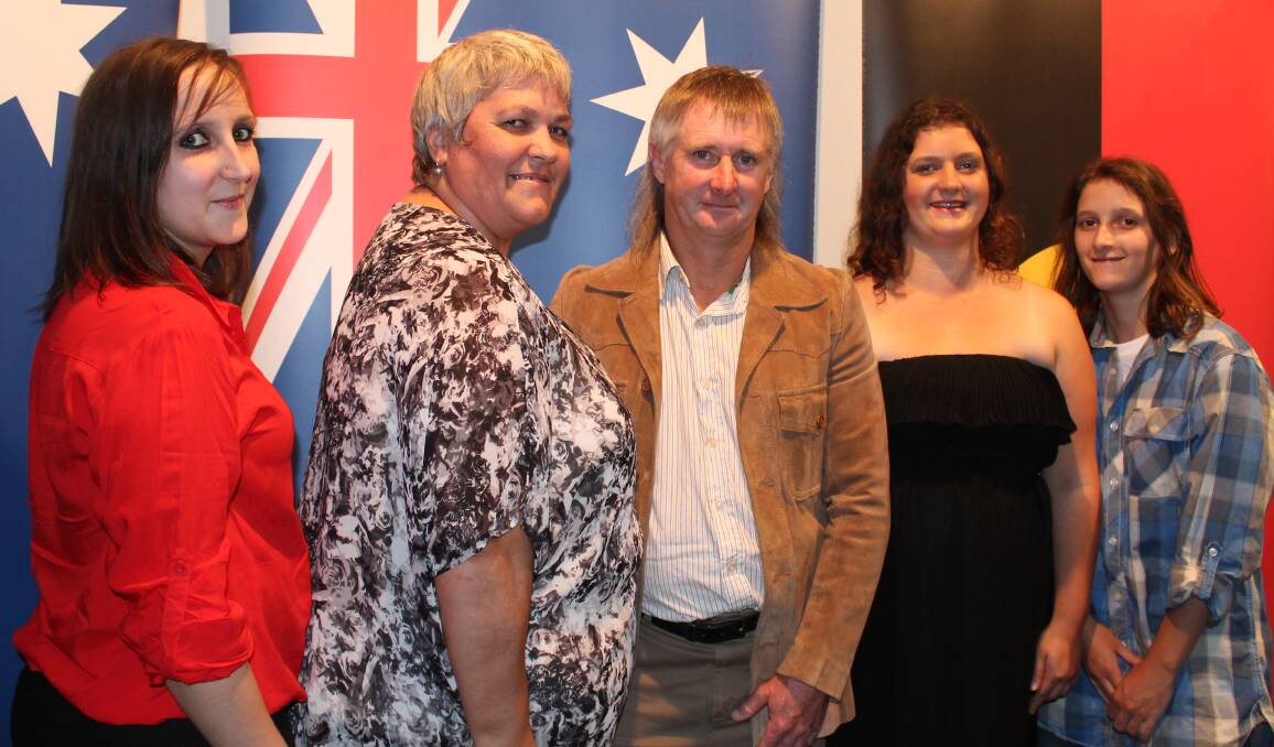 WELCOME: The de Jager family, Chanel, Sonja, Henk, Monica and Anica at the Redland City Citizenship Ceremony. 