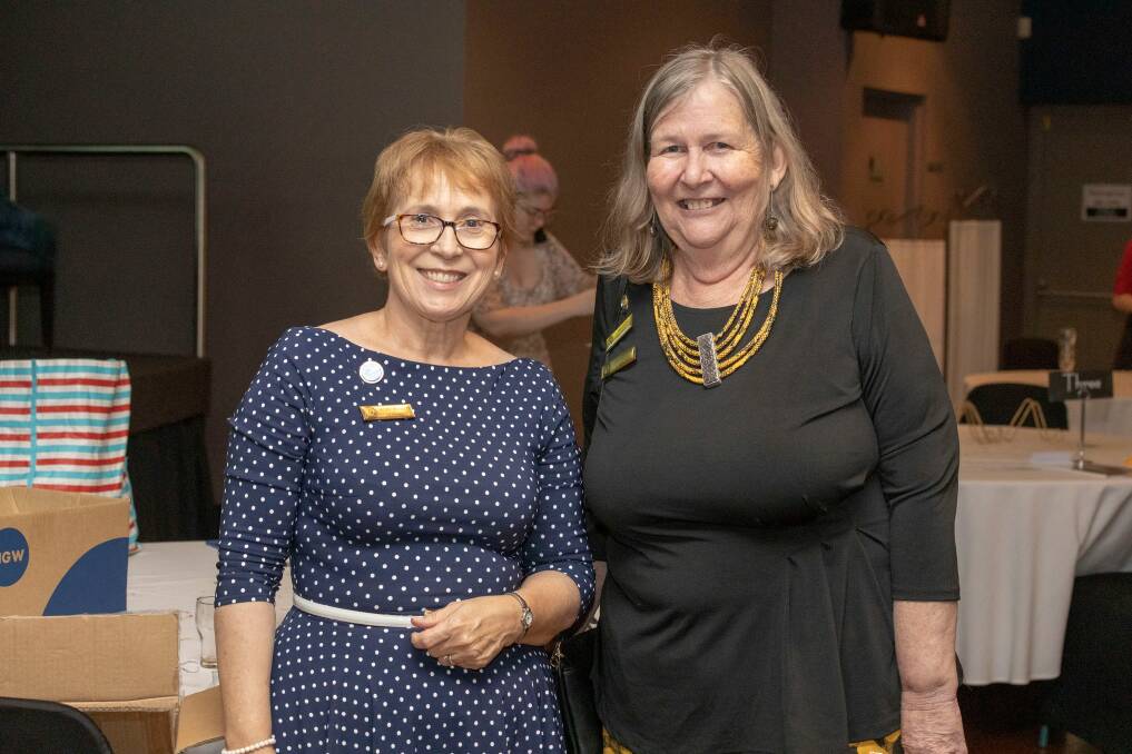 AWARDED: Soroptimist International Bayside member, Jacky Burkett, was presented with the Florence Drury Award for Excellence as a Soroptimist by the South Queensland president, Vicki Bailey.
