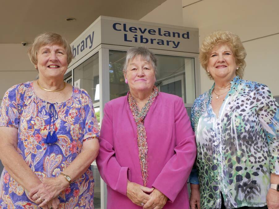 FASCINATING HISTORY: Founding members of the Redland Genealogical Society Marel Donaldson, Denise Brady and Sue Skinner.