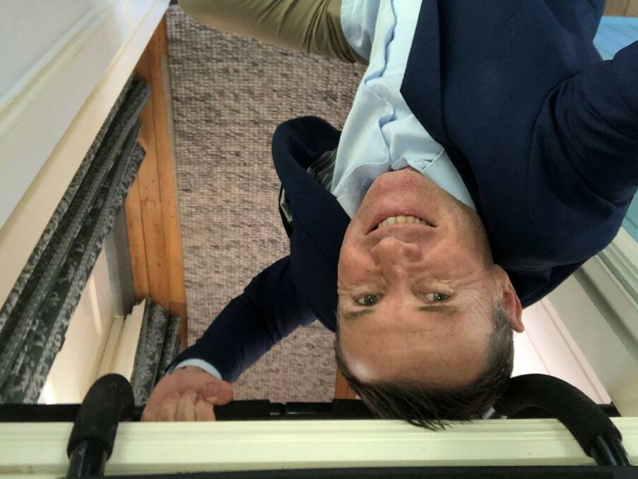 TIKTOK: Bowman MP Andrew Laming's most popular TikTok is a video of him doing chin-ups.