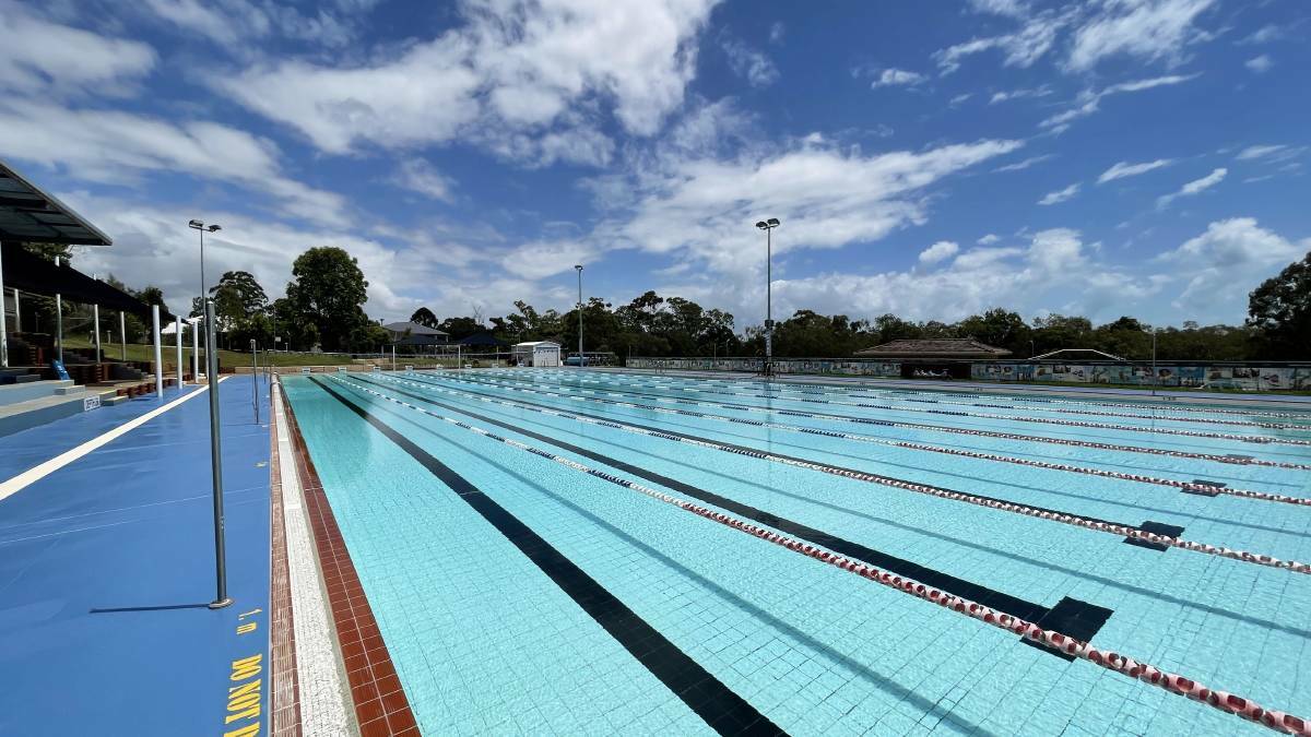 CLEVELAND SWIMMERS: The 50 metre pool reopened last month.
