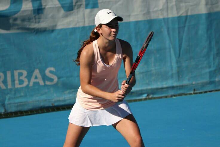TENNIS ACE: Lara Walker was given a wild card in Australian Open Juniors.
