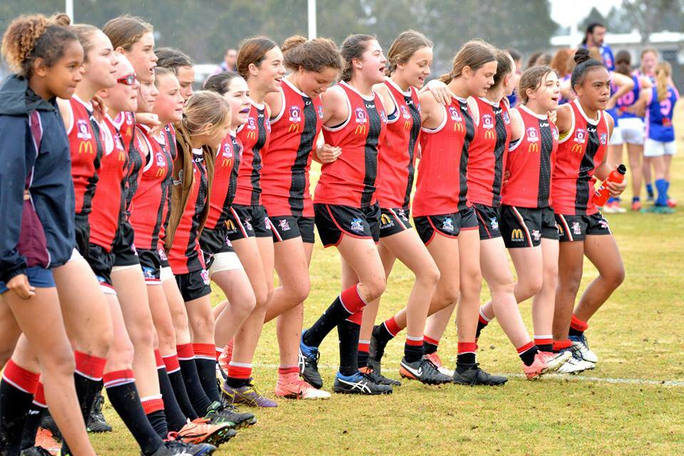 GIRL POWER: Victoria Point Sharks Club has introduced several girls' teams in the past few years.