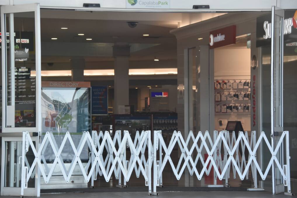 RAM RAID: Thieves hit Capalaba Park Shopping Centre on Monday morning.