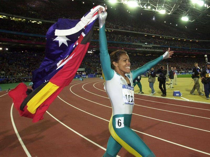 MILESTONE GAMES: Cathy Freeman during the Sydney 2000 Olympics. The Games could be back in Australia in 2032.