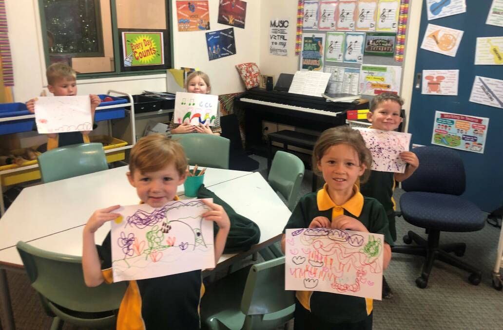 RECONCILIATION: Prep students at Coolnwynpin State School were involved in activities around reconciliation at the stolen generations.