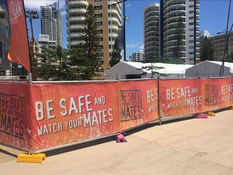 BIG WEEK: School-leavers have been generally well behaved on the Gold Coast, police say. Photo: AAP