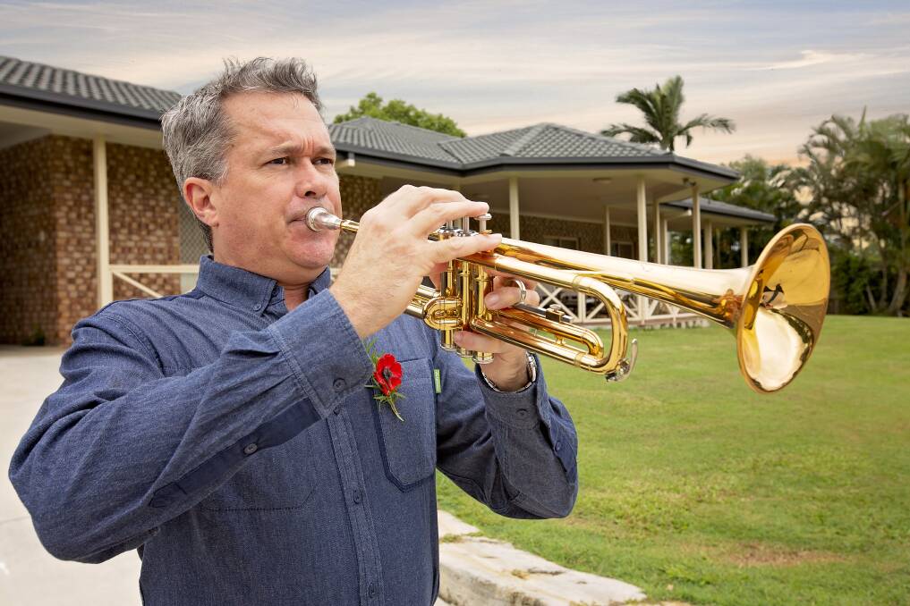 ANZAC DAY: Sheldon College performance manager Alastair Tomkins has come up with the Music for Mateship initiative to show support for service personnel.