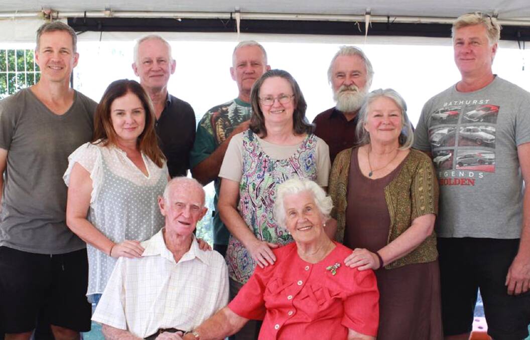 70 YEARS: Frank and Laurine Mawson celebrated their anniversary surrounded by family. 