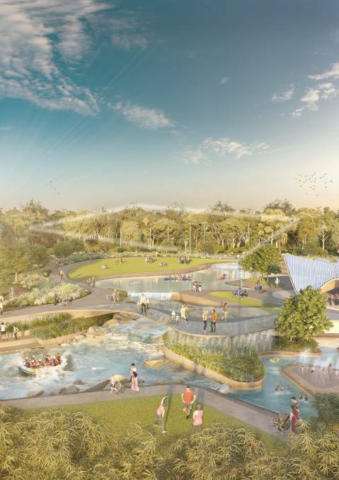 VISION: One vision for the Birkdale Community Precinct is an Olympic standard whitewater facility.