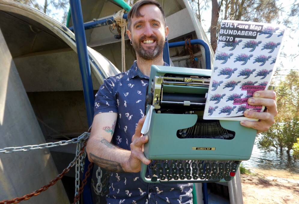 COMMUNITY PROJECT: Creative facilitator Jeremy Staples has run the project across Australia, including in Bundaberg and Launceston.
