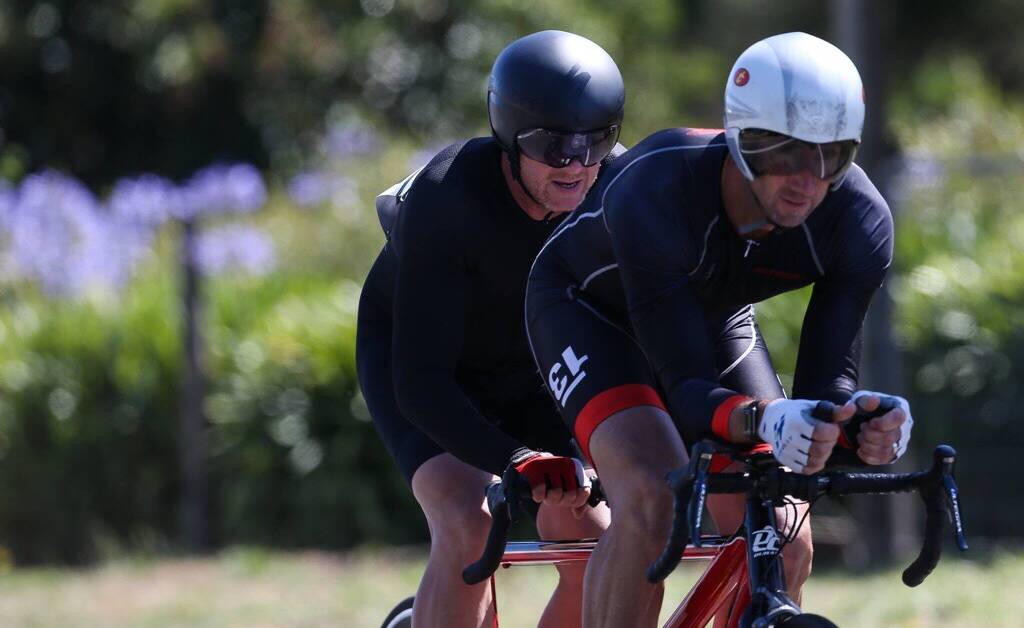 SILVER: Cameron and Thoms beat tough road conditions to win silver at the event. Photo: Con Chronis Photography.