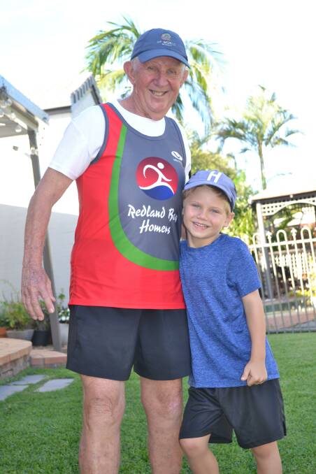 FAMILY AFFAIR: David Kytic and his grandson Harrison Pullin will run in the Redland Bay parkrun this weekend.