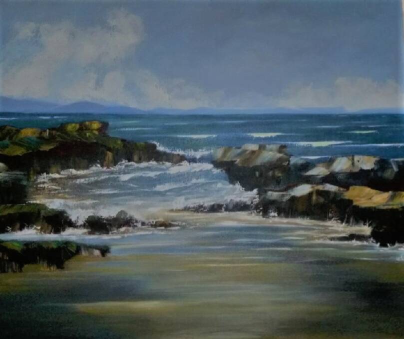 LEARN TO PAINT: Oil painting using palette knife techniques by Sylvia Gillard. Ms Gillard will be hosting a workshop in August.