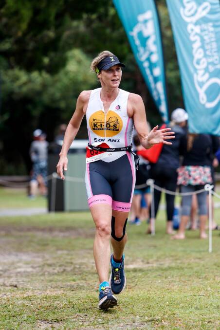 OLYMPIAN: World-class athletes including Susie O'Neill competed in the Straddie Salute Triathlon.