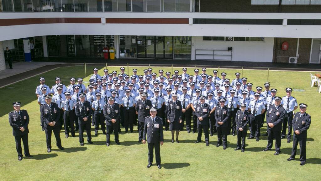 POLICE: On Friday, 83 recruits graduated from the Oxley police academy.