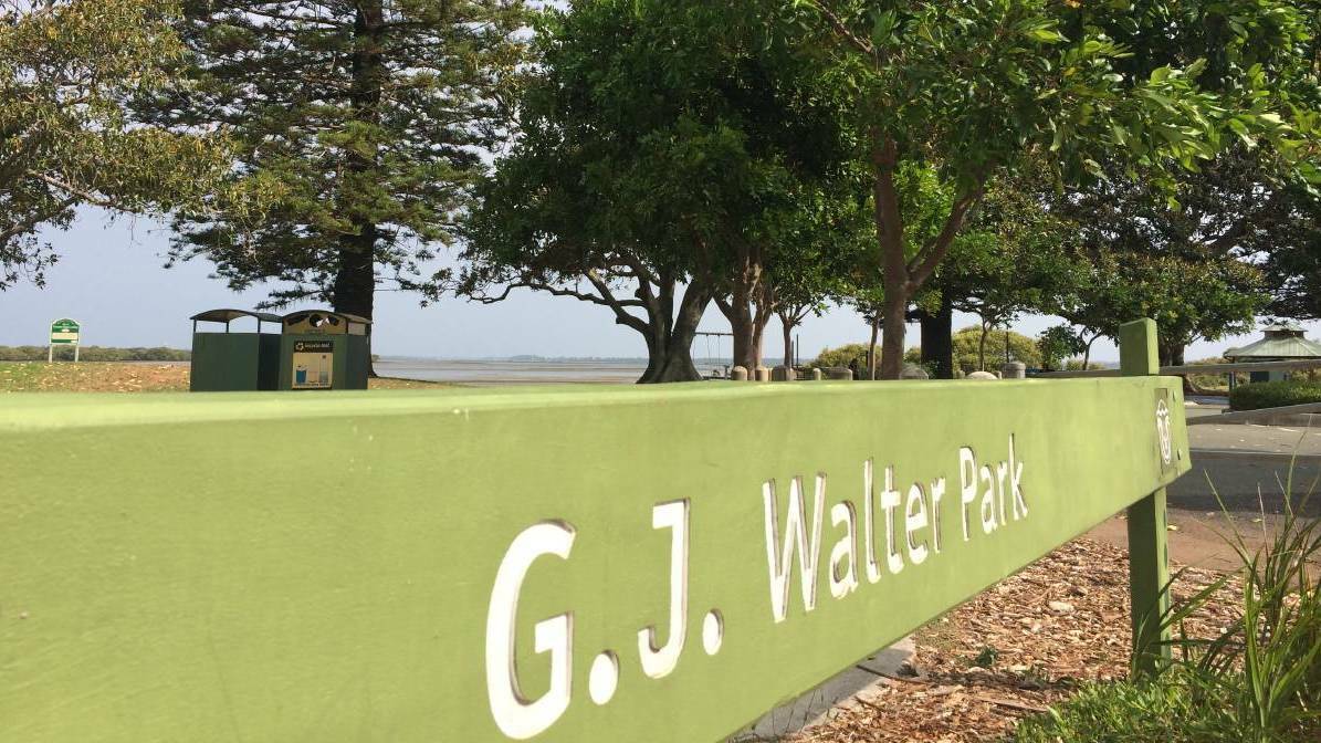 DRILLING: Toondah communications manager Dolan Hayes said GJ Walter Park was not part of the Toondah Harbour proposal but sits adjacent to areas that are included in the development masterplan.