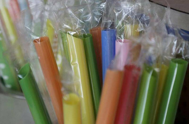 THE LAST STRAW: Single use plastic straws could be a think of the past by July next year. Photo: AAP