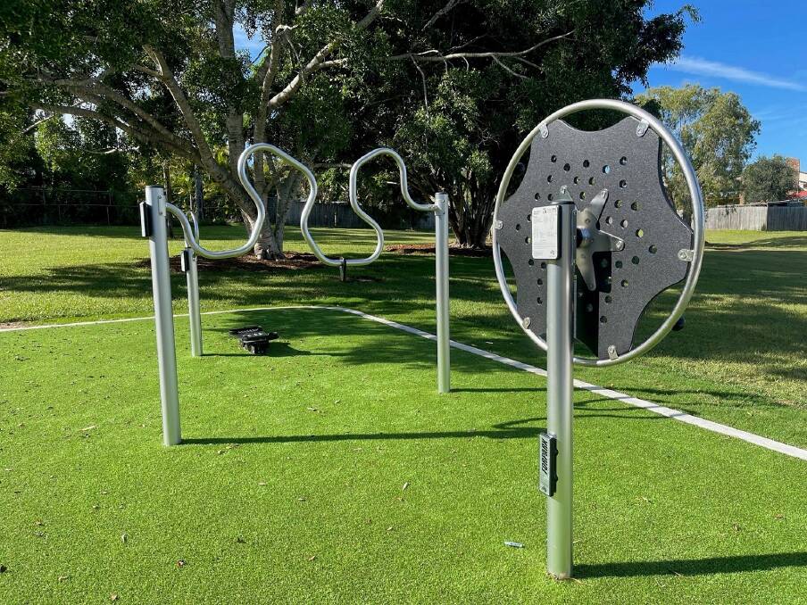 FACELIFT: New exercise equipment has been installed at Chipping Drive Park, Alexandra Hills.