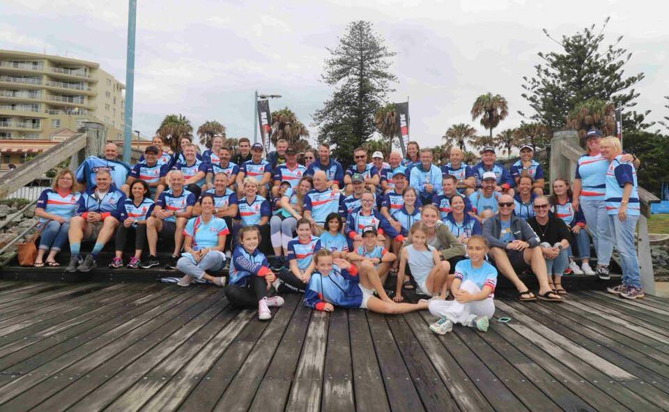 IRONMAN: Sharks athletes travelled to Port Macquarie to compete in Ironman Australia.