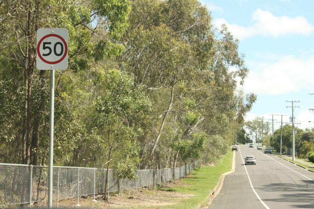 NEW SIGNAGE: 50km/h signs have been re-installed on McMillan Road in Alexandra Hills.