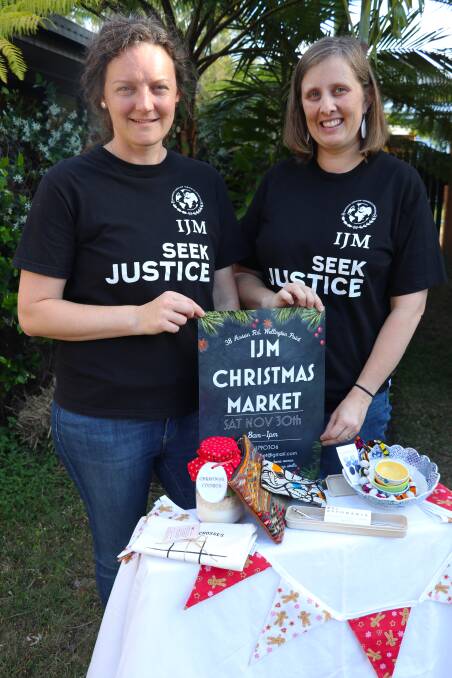 JUSTICE: Event co-ordinators Lindsey Leijen and Shannon O'Dell were excited to be contributing to a great cause.