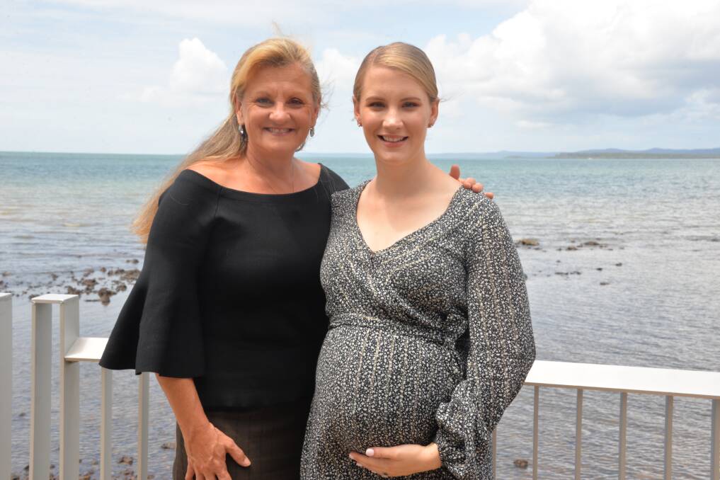 WELCOME: Mayor Karen Williams with daughter Adeline, whose first baby is due on the eve of the election.