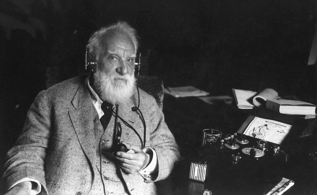 Alexander Graham Bell, whose name was once synonymous with the telephone. Picture: Getty Images