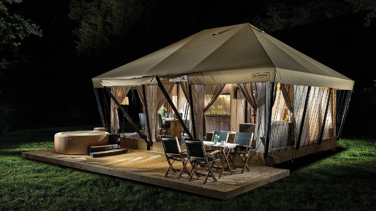 CAMP OUT: This is the style of high-spec tents that will be used at Sirromet should the 'glamping' project be given Redland City Council approval.