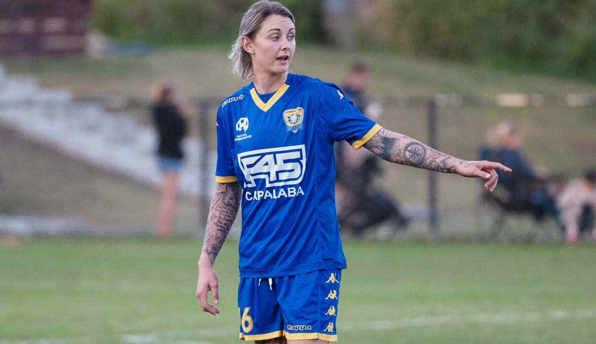 TOP PERFORMER: Capalaba FC player Larissa Crummer is one of the stars of the team. Photo: Alan Minifie/Capalaba FC